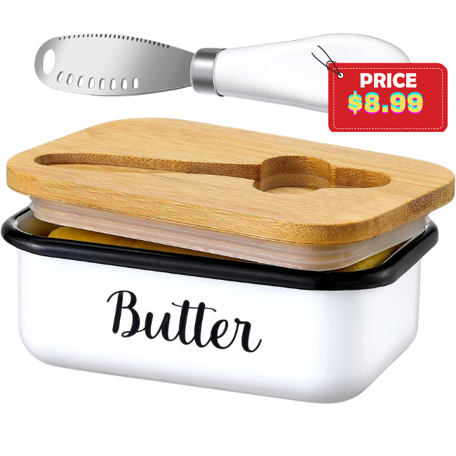 Butter Dish with Lid Deal: Save 28% at Amazon