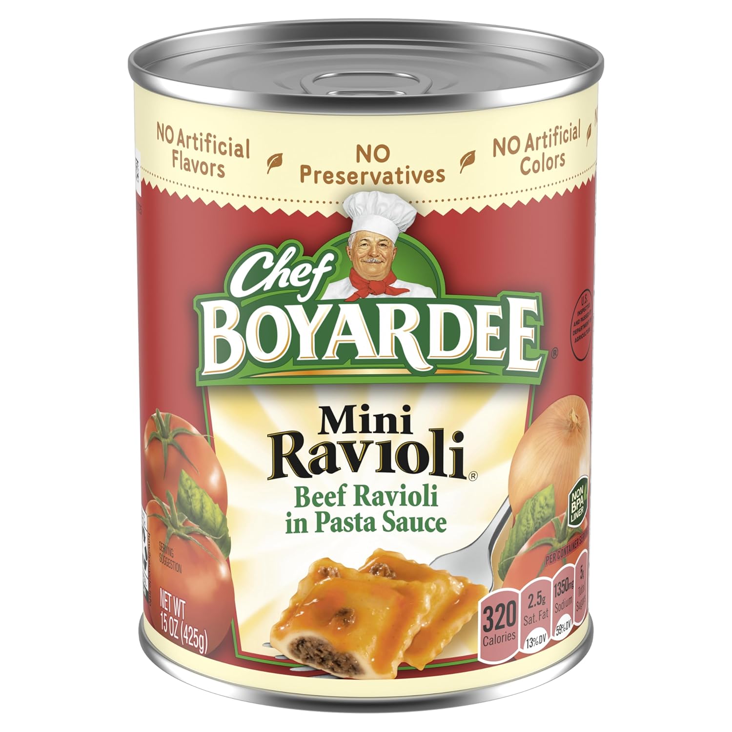 15-Oz Chef Boyardee Mini Beef Ravioli in Pasta Sauce deal at Amazon