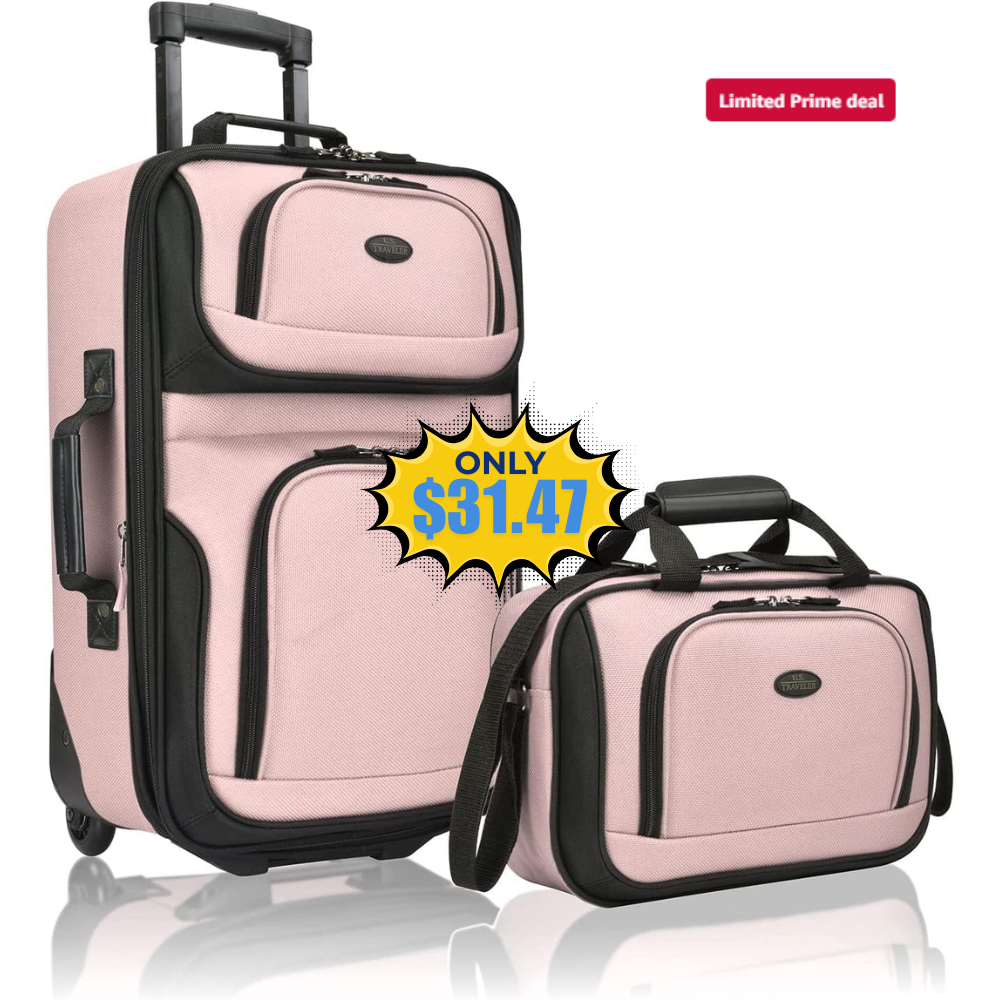 U.S. Traveler Rolling Carry-on Suitcase Deal: Save 48%