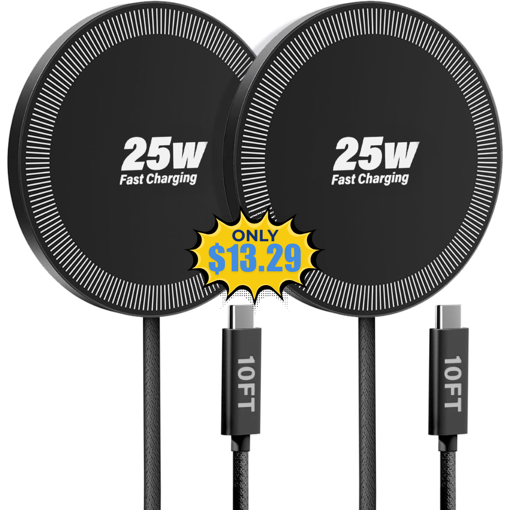 25W Magnetic Fast Charging Pad Deal: Save 34% at Amazon