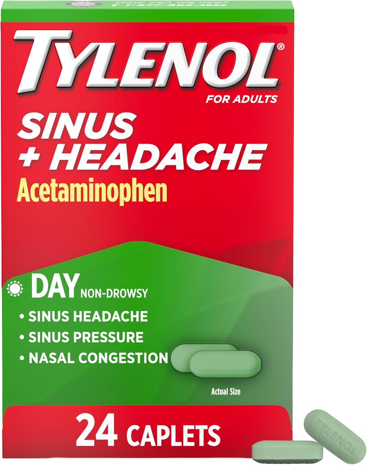 Tylenol 24-Count Relief Caplets deal at Amazon