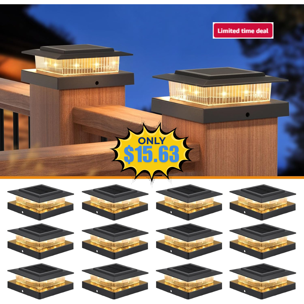 Post Cap Lights 12-Pack Deal: Save 30% at Amazon