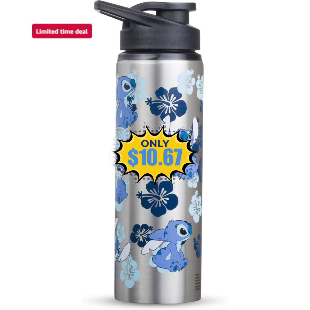 Lilo and Stitch Water Bottle Deal: Save 64% at Amazon