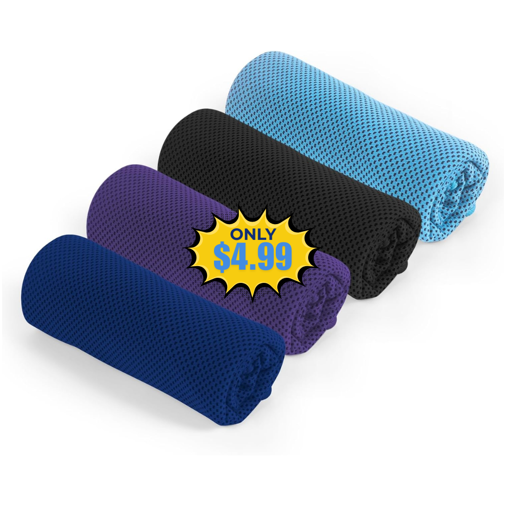 4 Pack Cooling Towel Deal at Amazon: Save with Promo Code