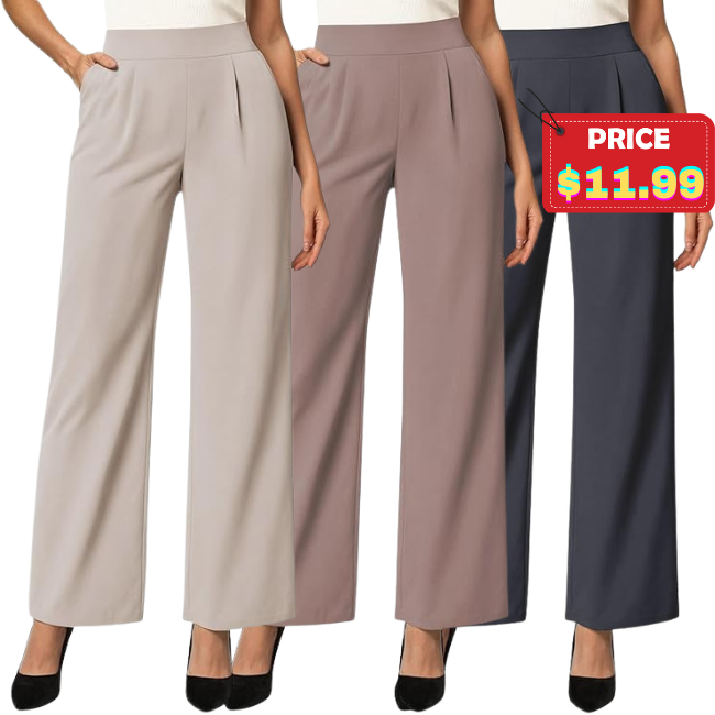 Wide Leg Dress Pants Deal at Amazon: Save 25%