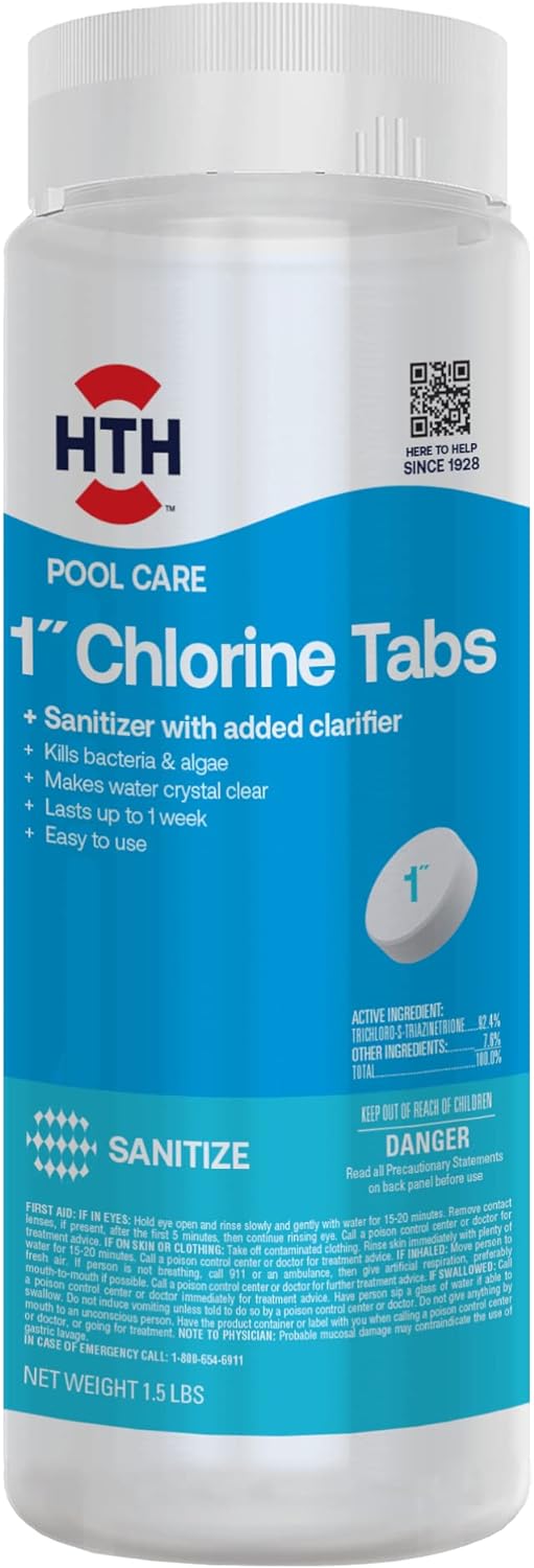 Pool Chlorine Tabs Only $12.94 (Reg. $24) at Amazon