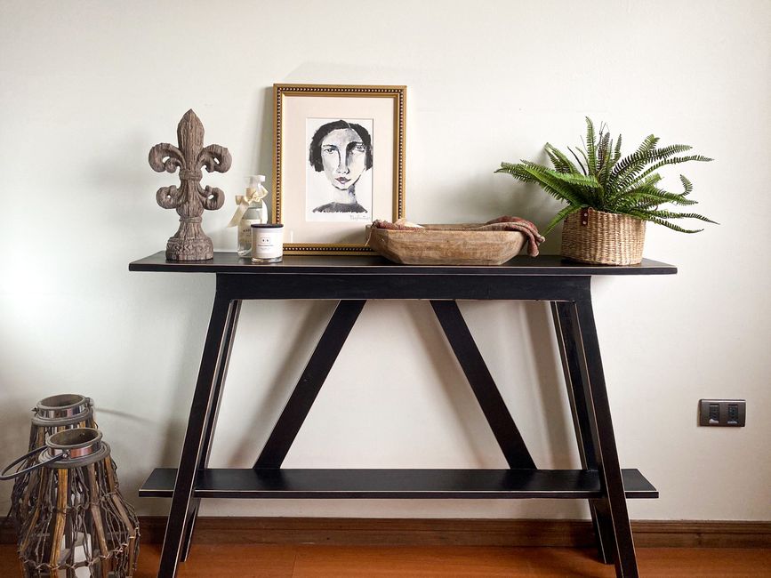 Farmhouse Halfmoon Pedestal Console Table Only $53 (Reg. $300)