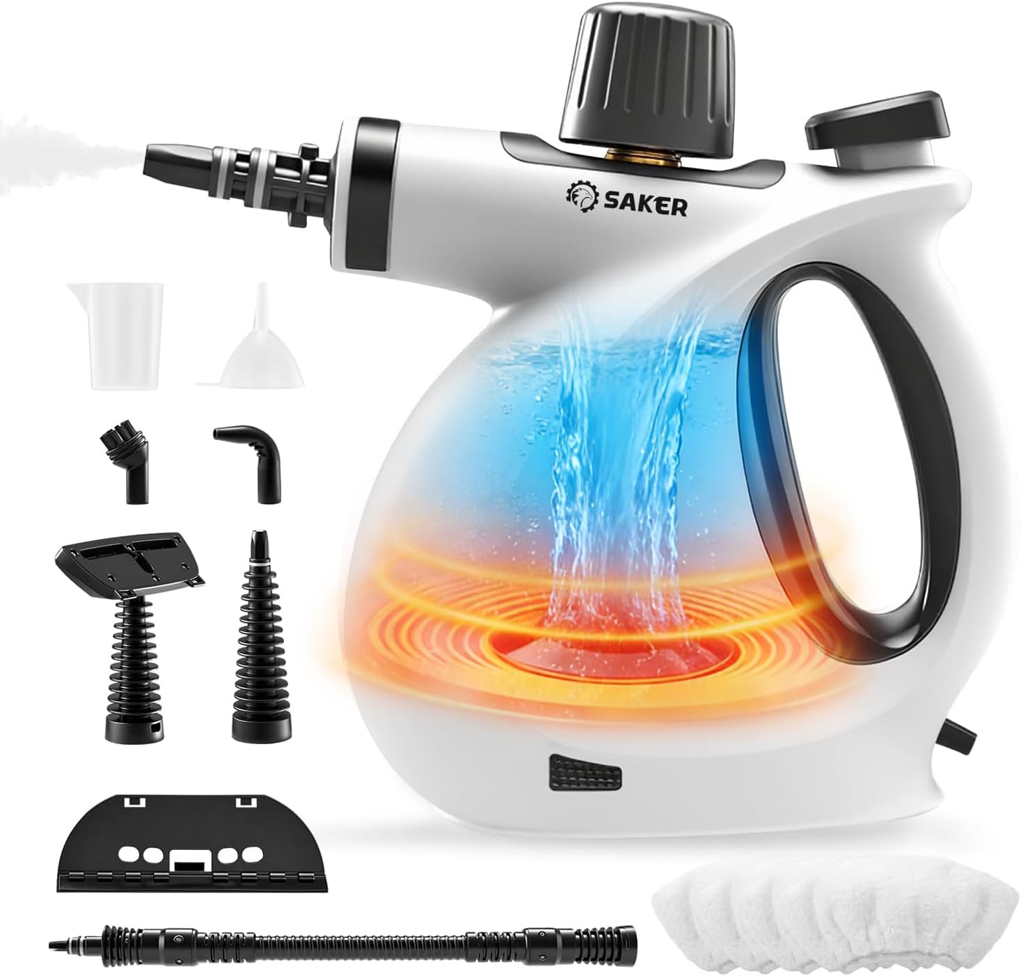 Saker Pressurized Handheld Steam Cleaner,Steam Disinfection deal at Amazon