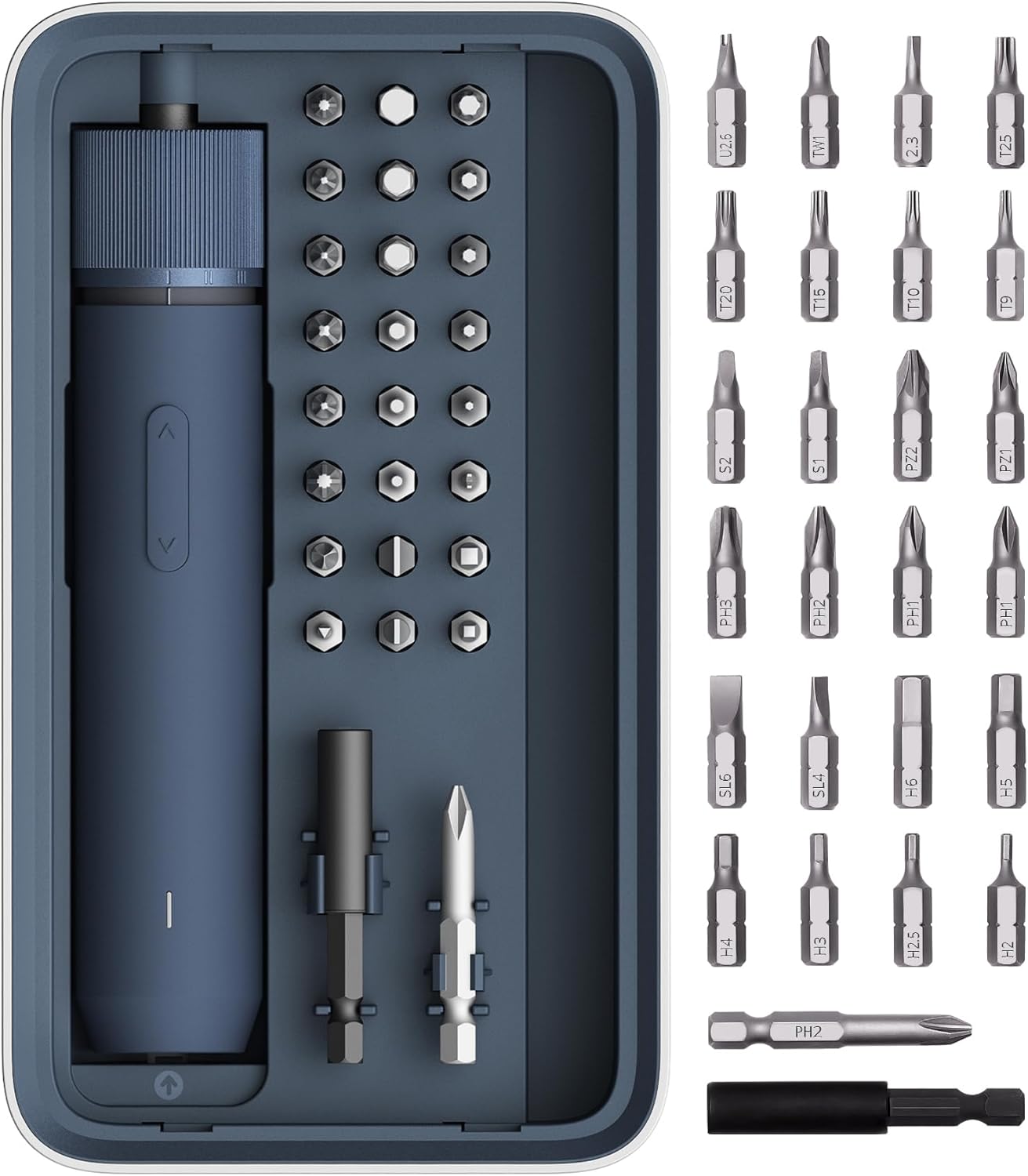 HOTO 25-Piece Upgraded Electric Screwdriver Kit, 1/4'' Hex, deal at Amazon