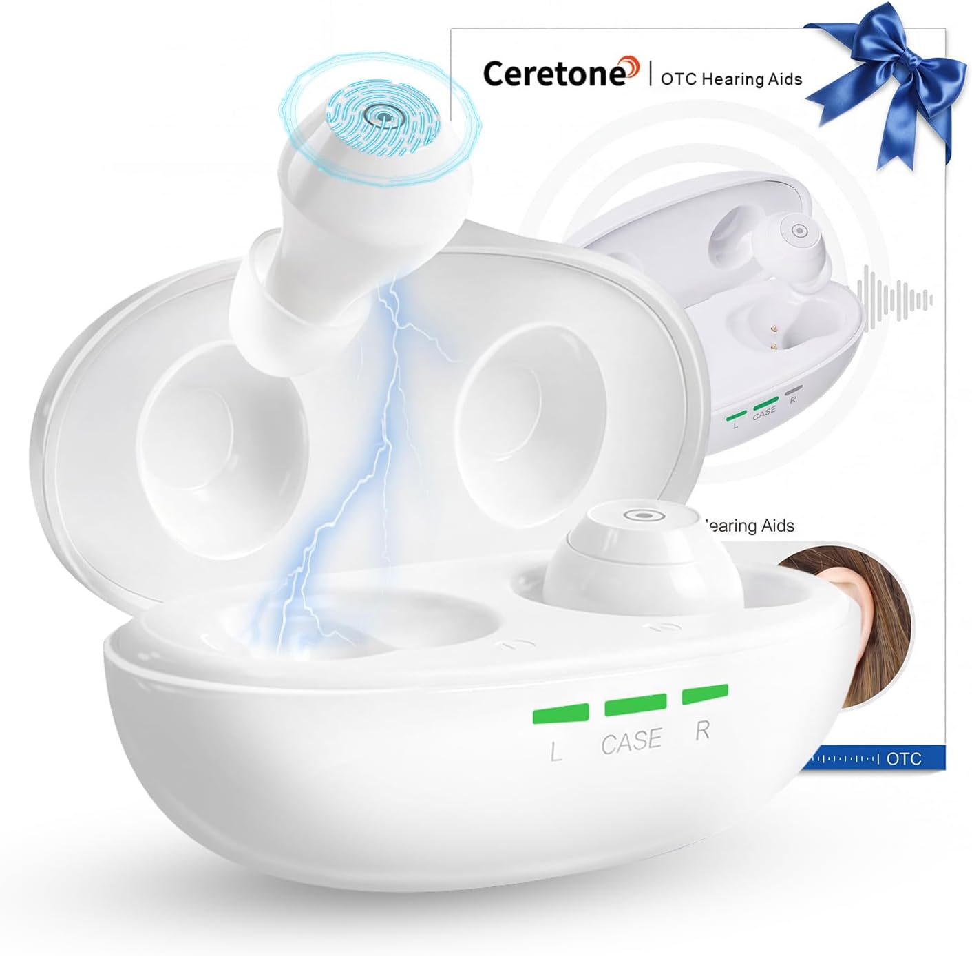 Ceretone OTC Hearing Aids for Seniors with Hearing Loss - Re deal at Amazon