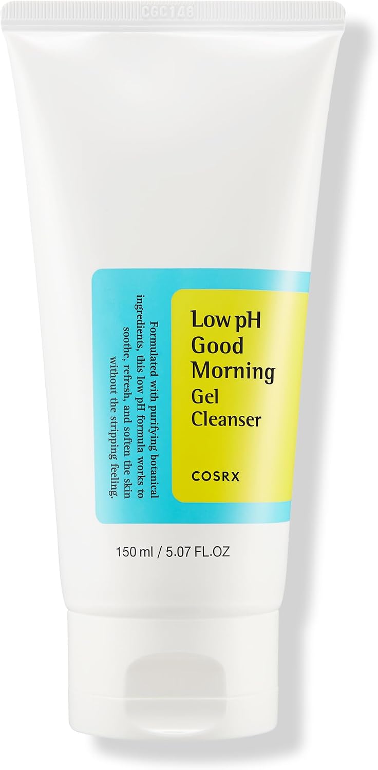 COSRX Low pH Good Morning Gel Face Cleanser, 5.07 fl oz, BHA deal at Amazon