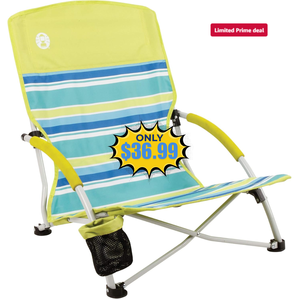 Coleman Utopia Breeze Beach Chair Deal: Save 27% at Amazon