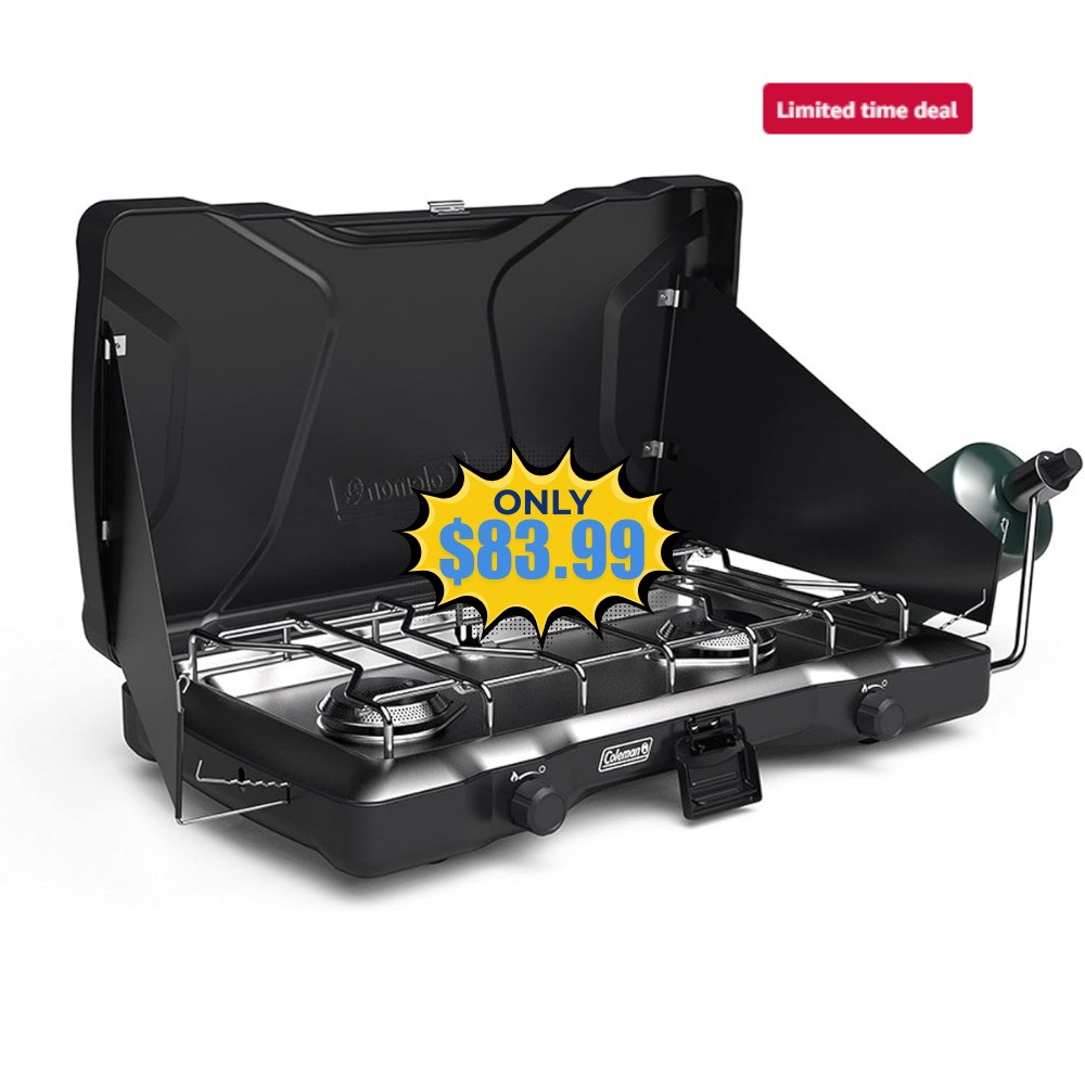 Coleman Triton 2-Burner Propane Stove Deal: Save 35% at Amazon