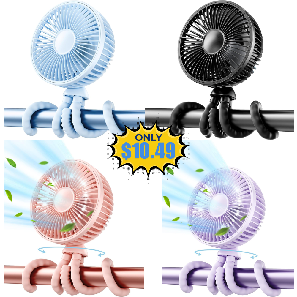 Gaiatop Oscillating Baby Stroller Fan Deal: Save 12% at Amazon