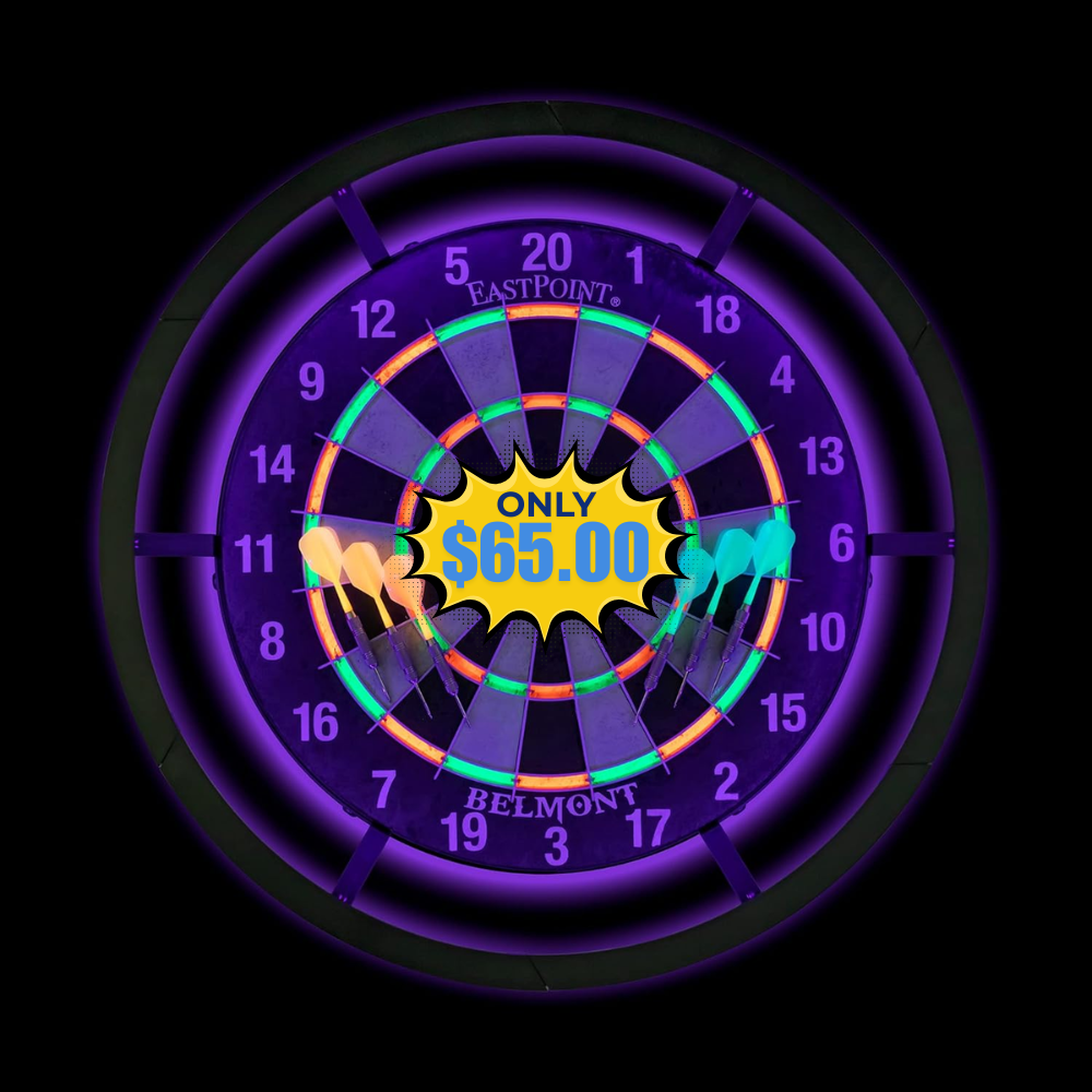 EastPoint Blacklight Dart Board Deal: Save 50% at Amazon