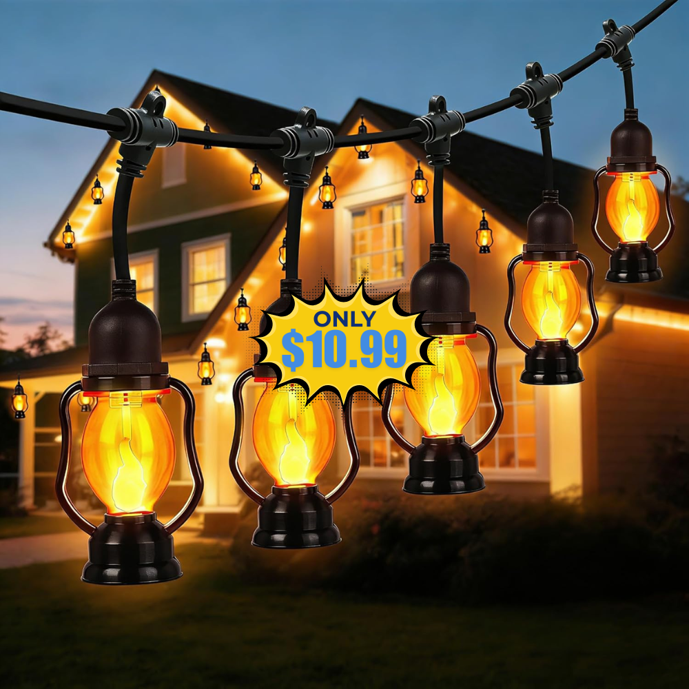 Flame Outdoor String Lights Deal: Save 12% at Amazon