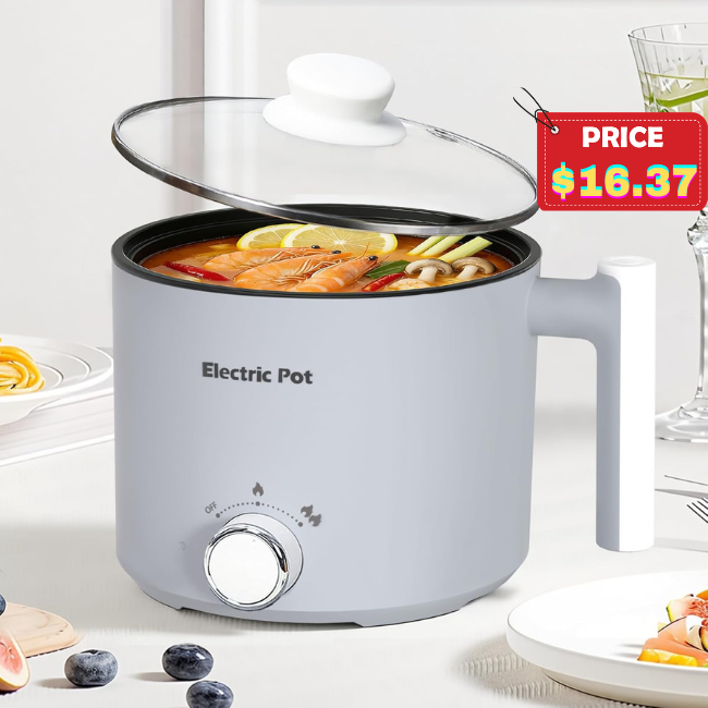 Electric Hot Pot Promo at Amazon: Save with 54NYXRZ3