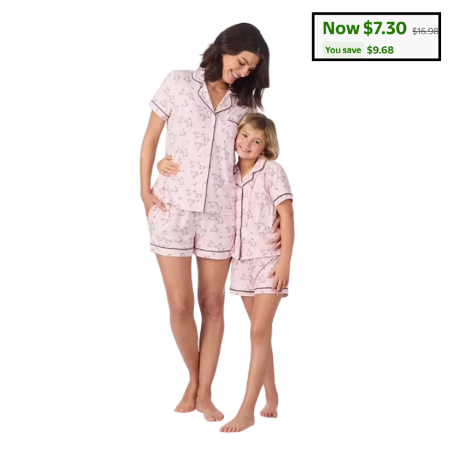 Mommy and Me Matching Pajama Set Deal: Save $9.68 at Walmart