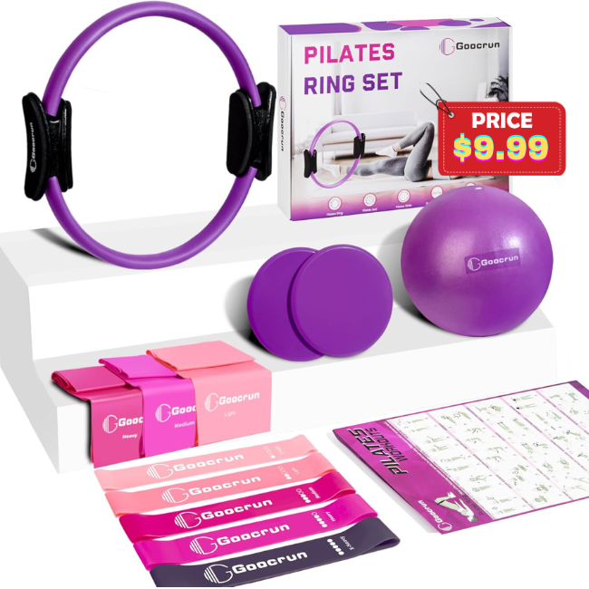 Pilates Ring Set Deal: Save 50% at Amazon