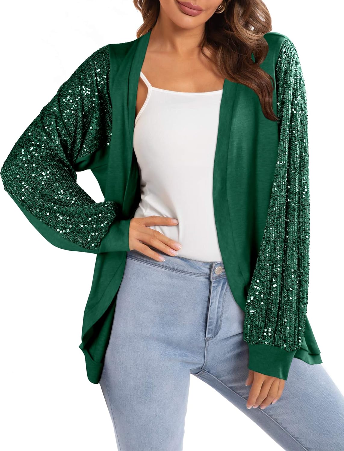 Sequin Cardigans for Women Sparkly New Year Only $29.99 at Amazon
