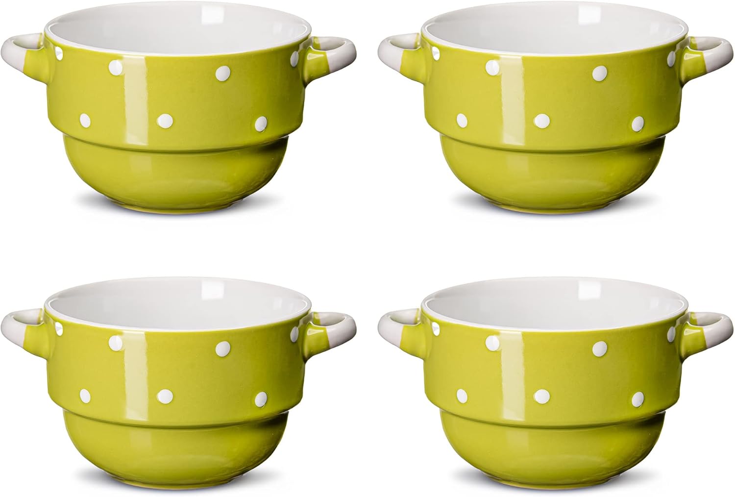 ECODECO 16 oz Ceramic Soup Bowls with Double Only $18.99 at Amazon