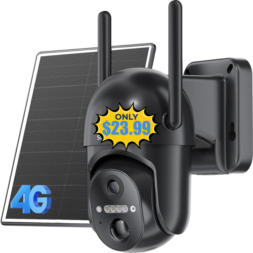 SEHMUA 4G LTE Cellular Solar Security Camera Deal at Amazon: Save with N2VQCCAM