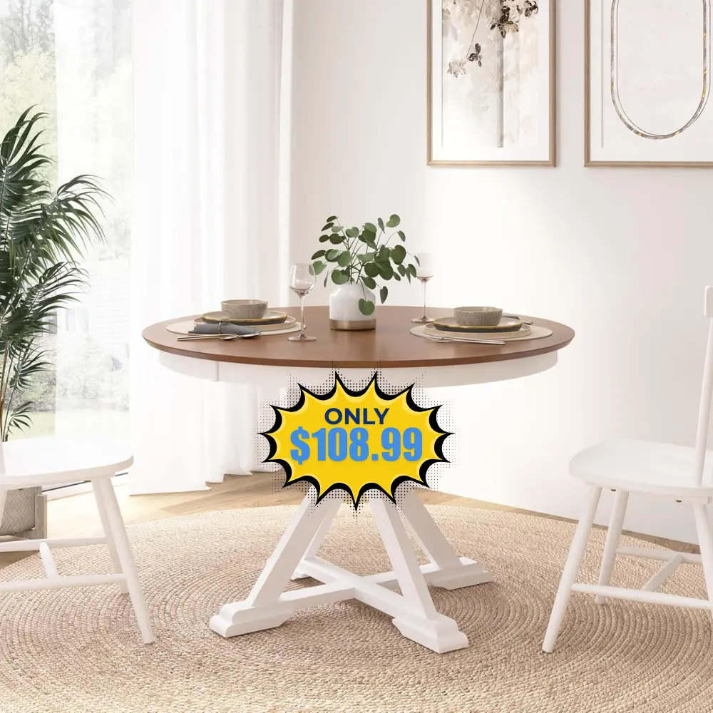Bush Home Round Dining Table Deal: Save 69% at Amazon