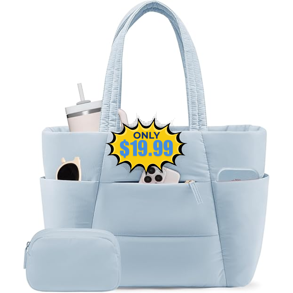 LOVEVOOK Puffer Tote Bag Deal: Save 20% at Amazon