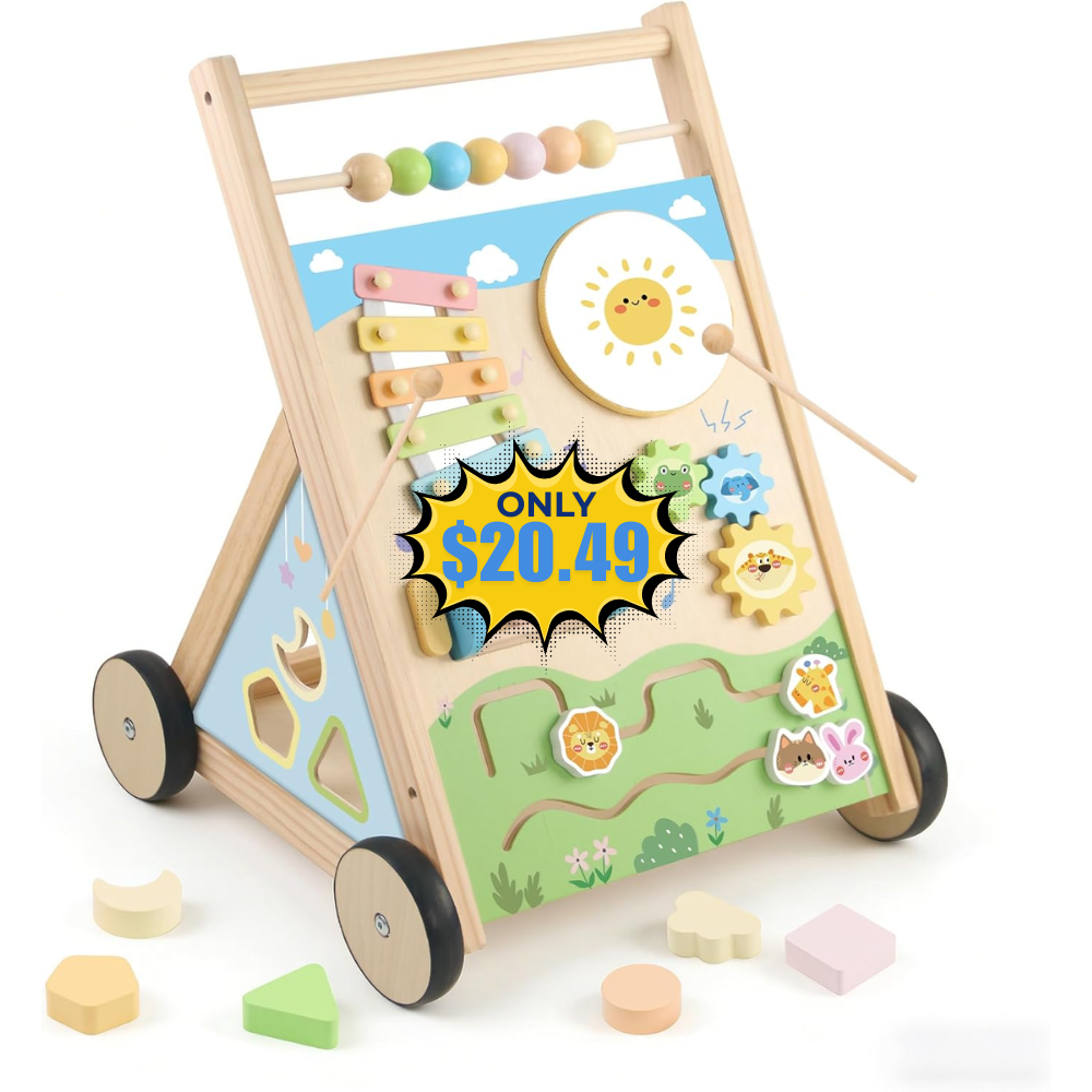 Wooden Baby Walker Deal: Save 5% at Amazon