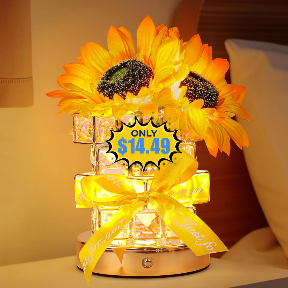 Sunflower Flower Table Lamp Deal: Save $14.50 at Amazon