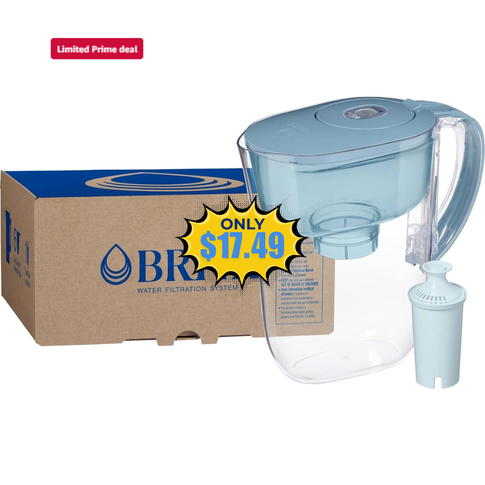 Brita Small 6-Cup Water Filter Pitcher Deal: Save 36% at Amazon