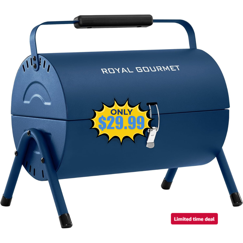 Royal Gourmet Portable Charcoal Grill Deal: Save 40% at Amazon