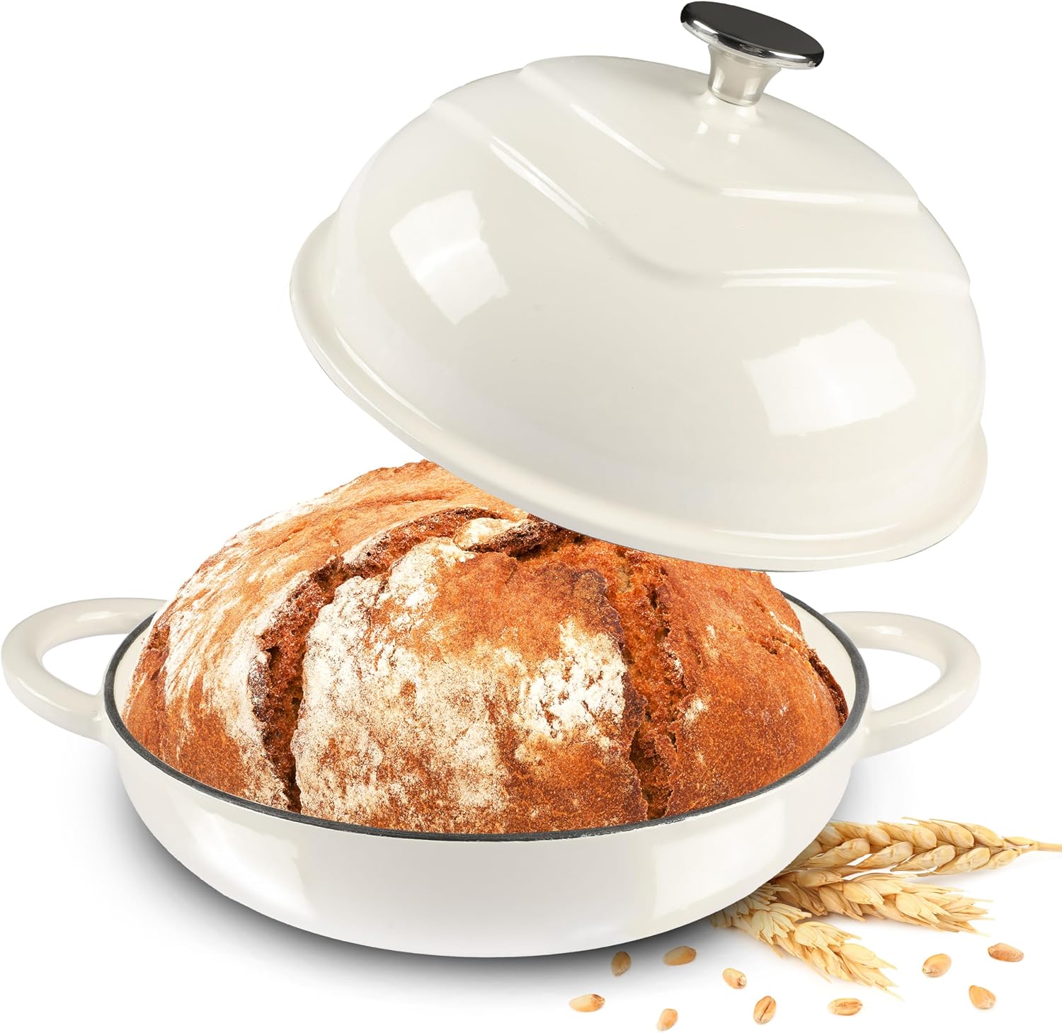MGKKT Enameled Cast Iron Dutch Oven for Bread Only $79.99 at Amazon