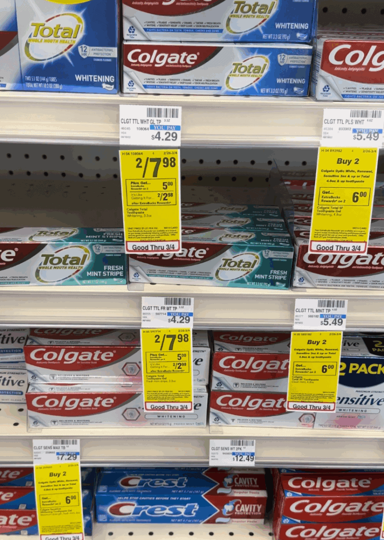 Last-Chance CVS Deals: Free Colgate Only $0.22 at CVS