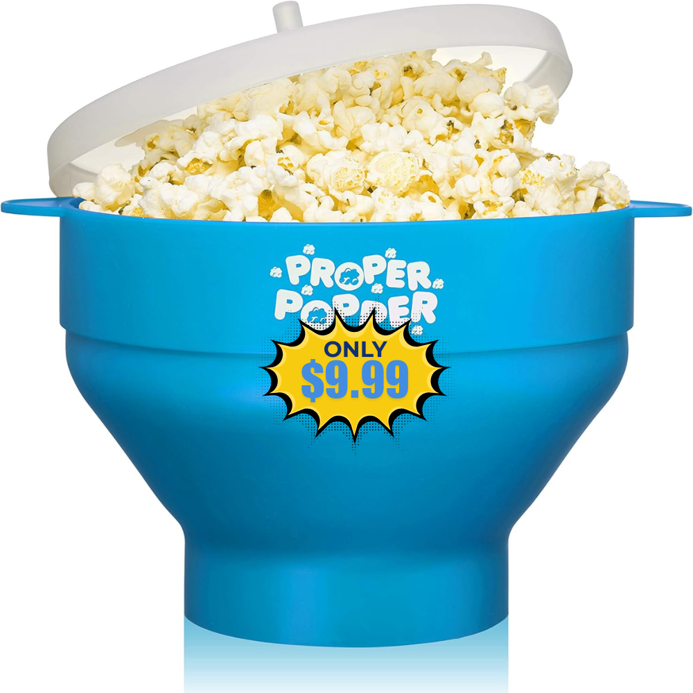 Proper Popper Microwave Popcorn Popper Deal: Save 50% at Amazon