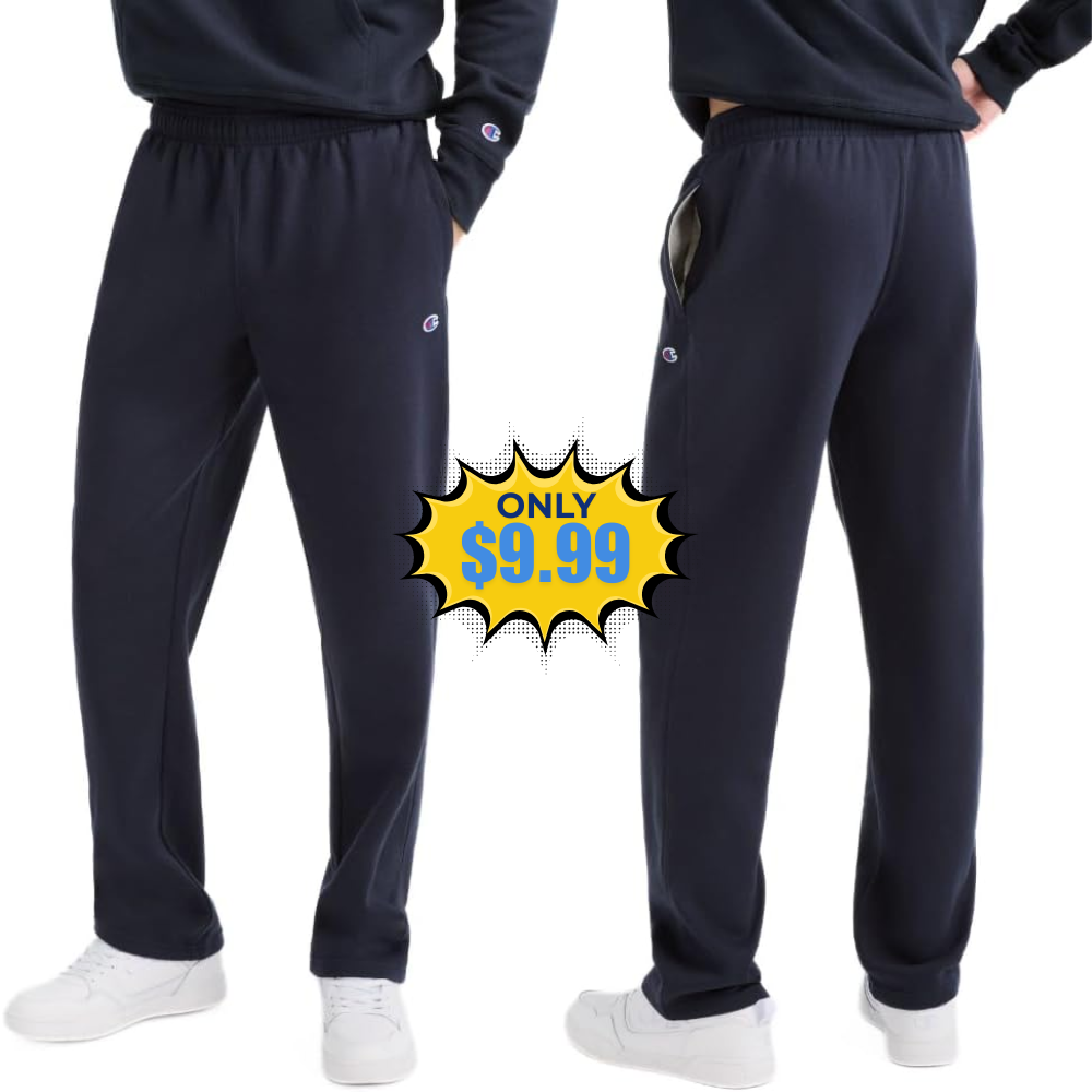 Champion Men’s Fleece Sweatpants Deal: Save 78% at Amazon