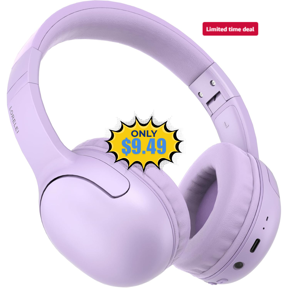 LORELEI B-E5 Kids Bluetooth Headphones Deal: Save 50% at Amazon
