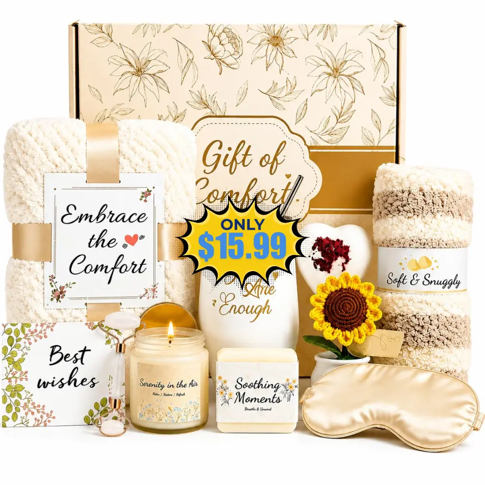 Self Care Basket with Cozy Blanket Deal: Save 11% at Amazon