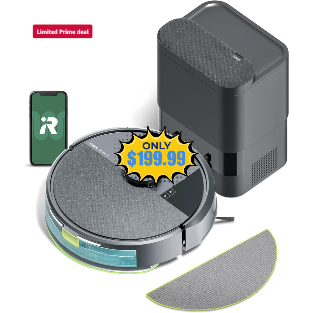 iRobot Roomba 105X Combo Robot Vacuum Deal: Save 57% at Amazon