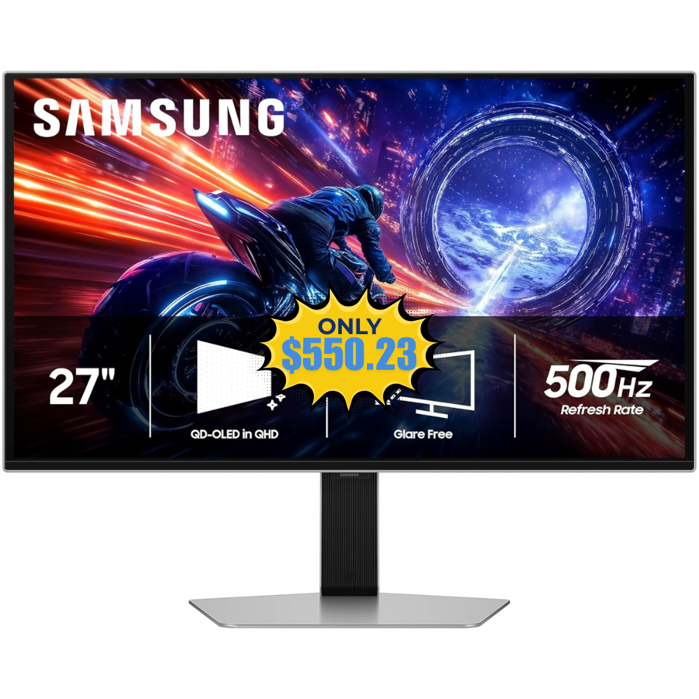 Samsung 27″ Odyssey G6 QHD Gaming Monitor Deal: Save 45% at Amazon