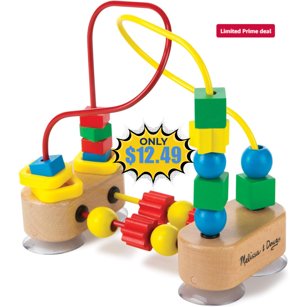 Melissa & Doug First Bead Maze 40% Off at Amazon