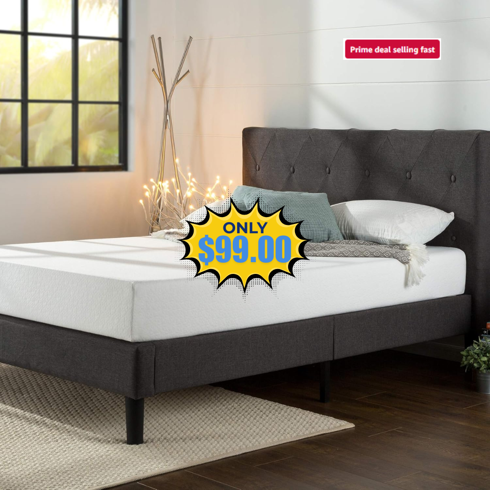 Zinus Shalini Platform Bed Frame Deal: Save 61% on Amazon