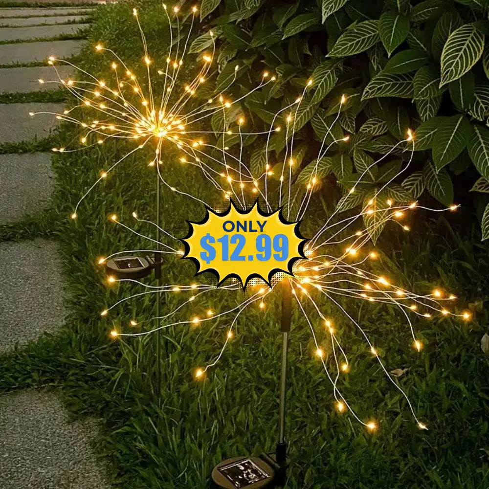 Solar Firework Lights Deal: Save with Promo Code at Amazon