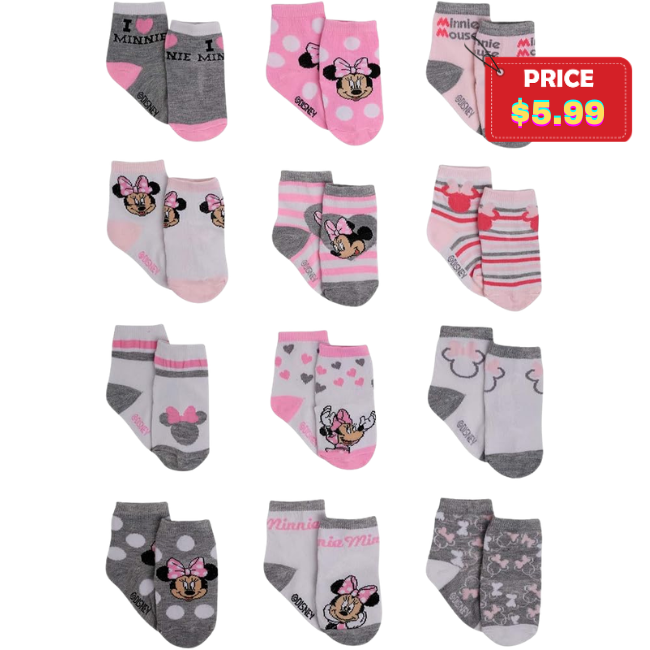Disney Baby Girl Socks Deal: Save 54% at Amazon
