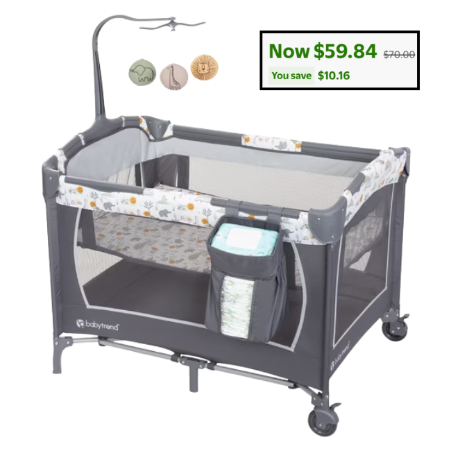 Nursery Center Playard Deal: Save $10 at Walmart