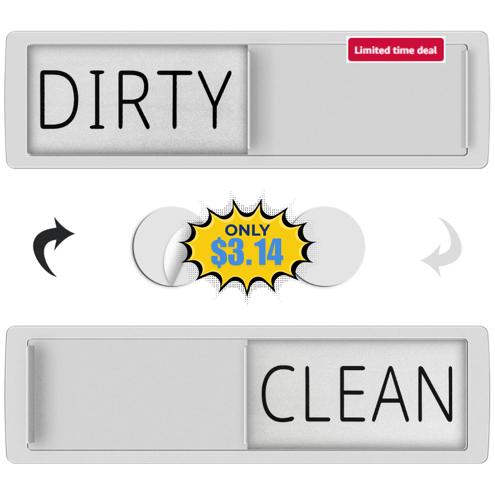 YauYik Dishwasher Magnet Clean Dirty Sign Deal: Save 50% at Amazon