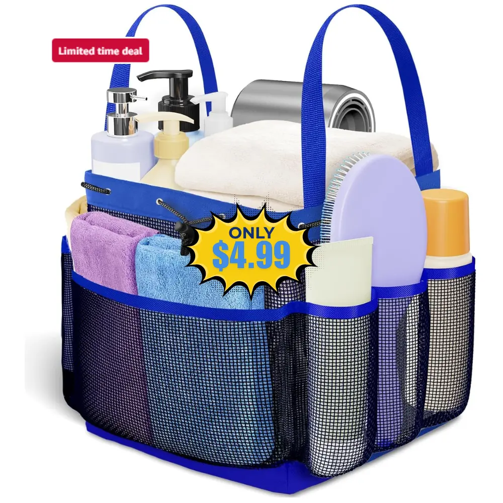 Mesh Shower Caddy Portable Deal: Save 50% at Amazon