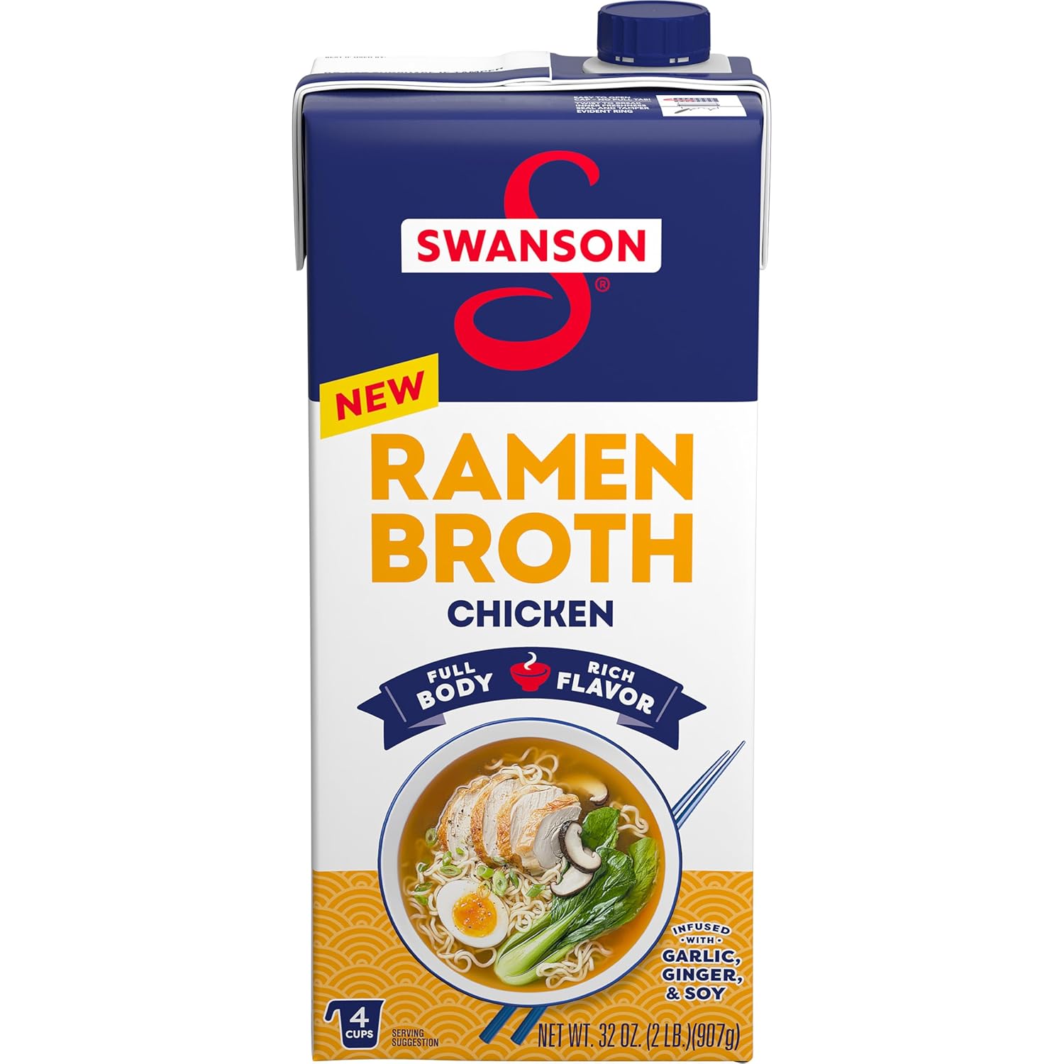 32-Oz Swanson Ramen Chicken Broth Only $1.98 at Amazon