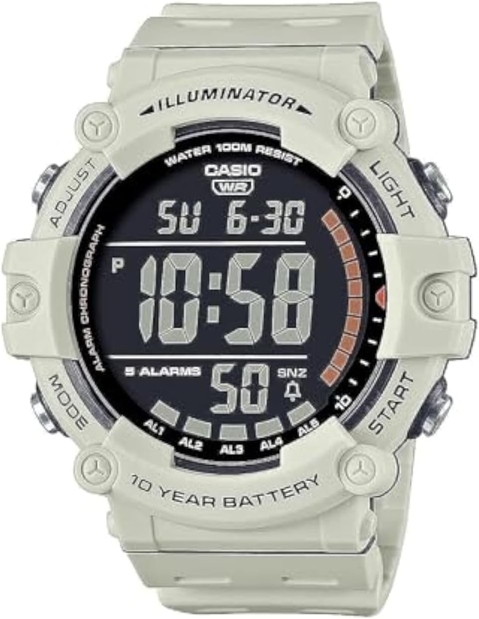 51mm Casio Men’s Illuminator AE1500WH Digital Only $39.95 at Amazon