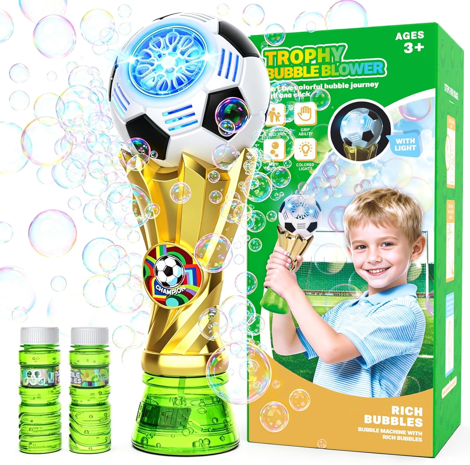 Soccer Trophy Bubble Wand Deal at Amazon